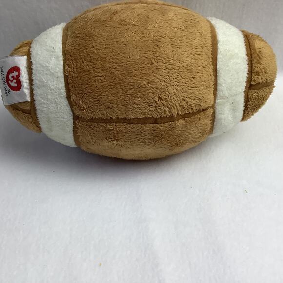 Ty Beanie Baby Pluffie Baby Toy - Football - New - Without Hang Tag - Picture 2 of 4